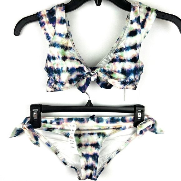 Splendid Girl’s Two Piece Tie Dye Bikini Swimsuit Set Size 10